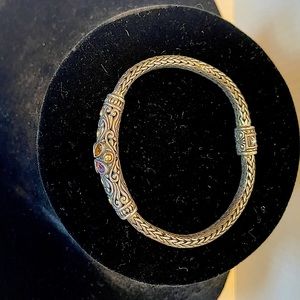 Vintage Multi-Stone Sterling Samuel B. Bracelet